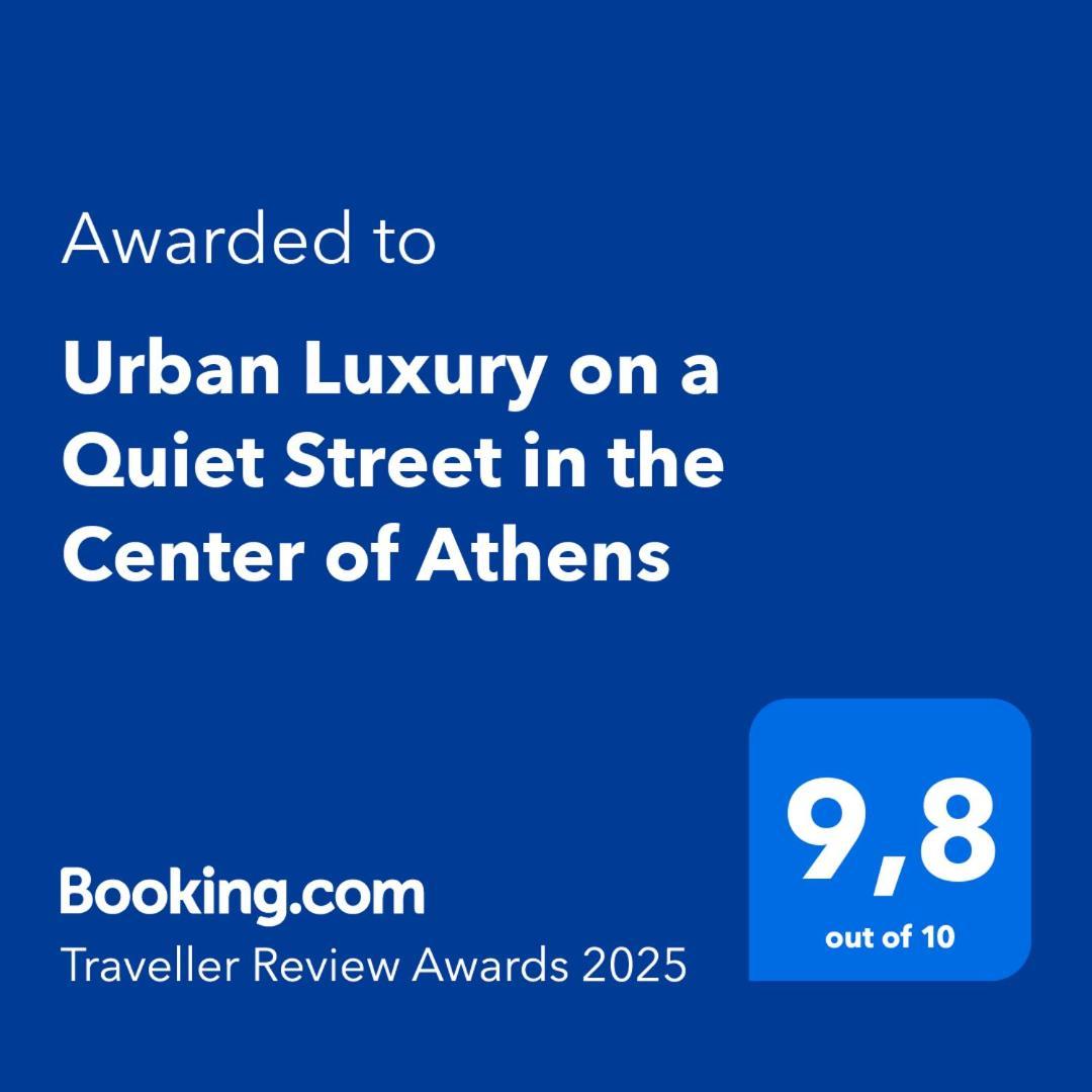Urban Luxury On A Quiet Street In The Center Of Athens Lejlighed Eksteriør billede